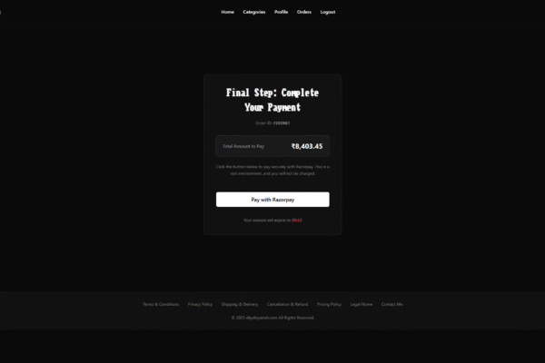 shop-dkydivyansh e-Commerce